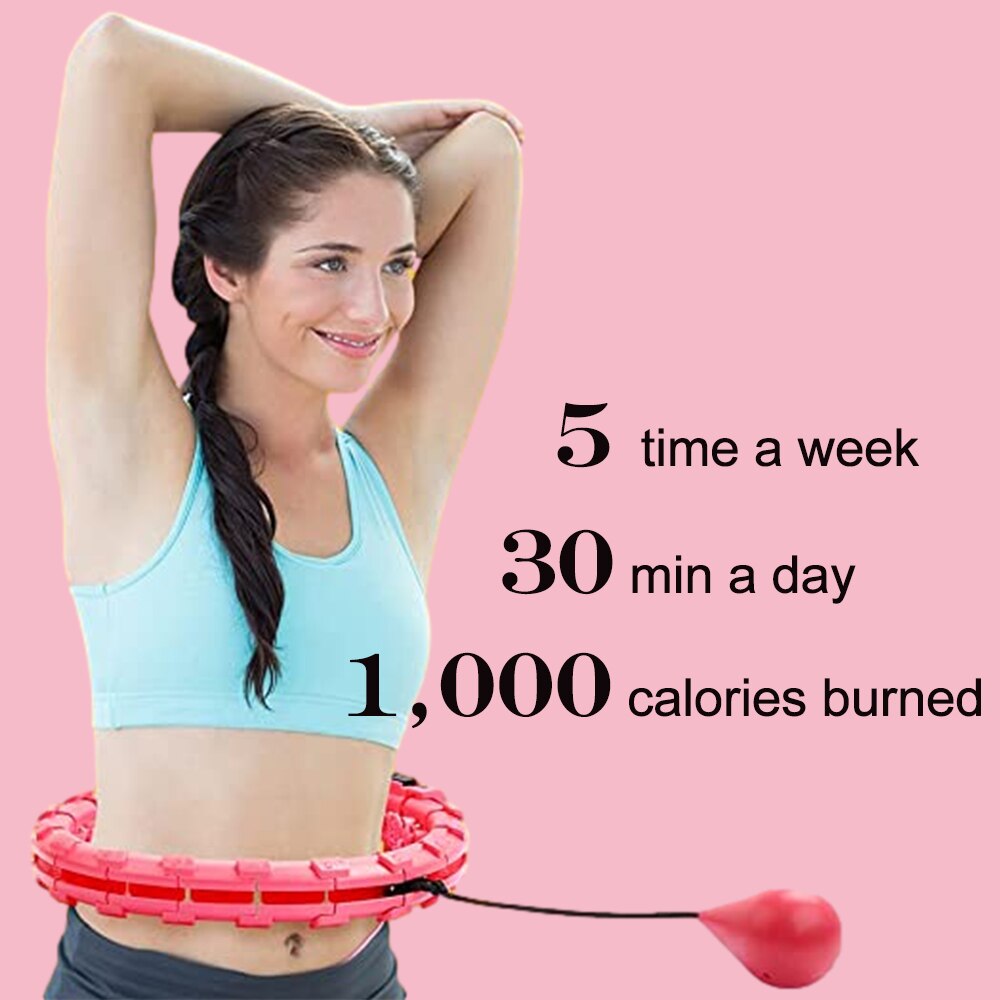 Fitness Smart Sport Weighted Hula Hoop