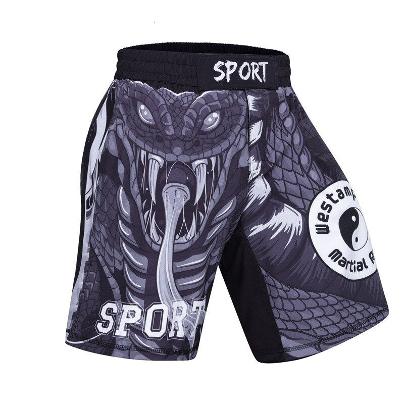 Men gym T shirts Pants Boxing Muay Thai MMA