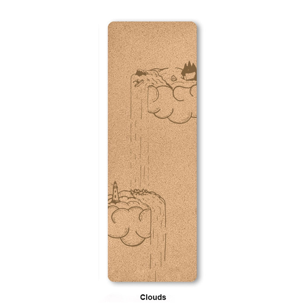 Natural Cork TPE Yoga Mat