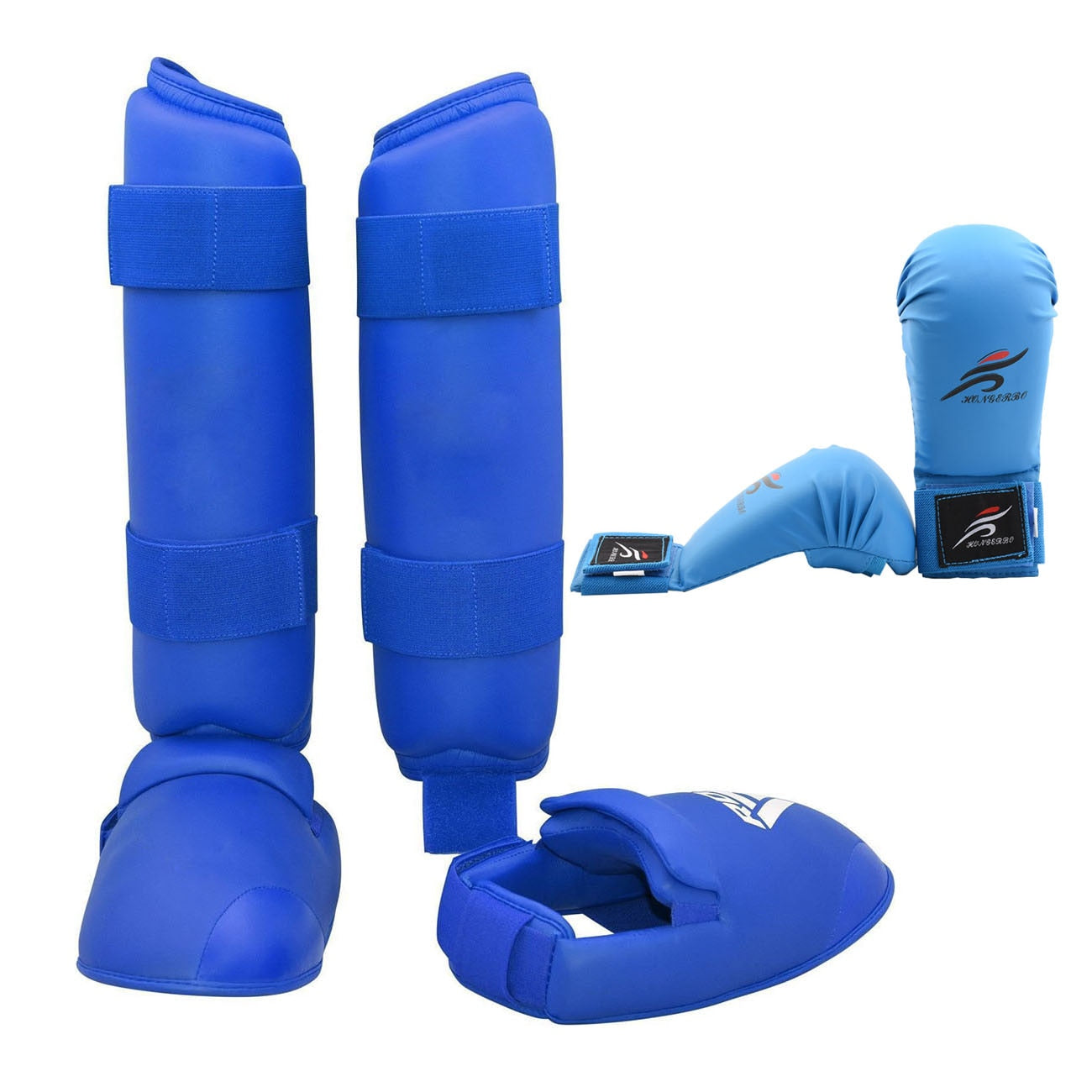 Taekwondo/Karate Sparring Gear Set Leg, Hand, Shin Guard
