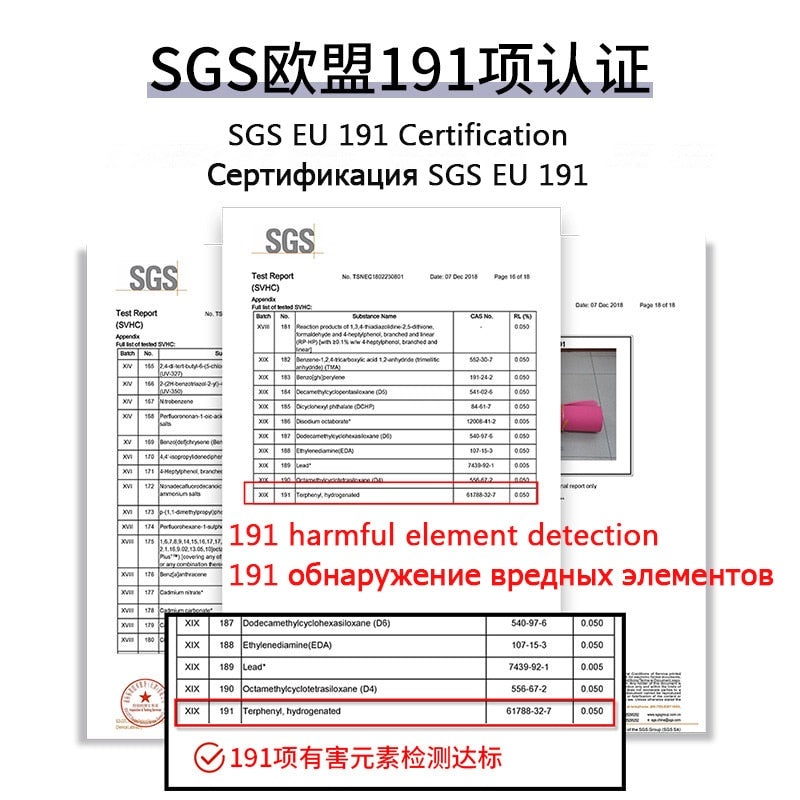 Yoga Mat With Position Line 6mm Non-Slip Double Layer