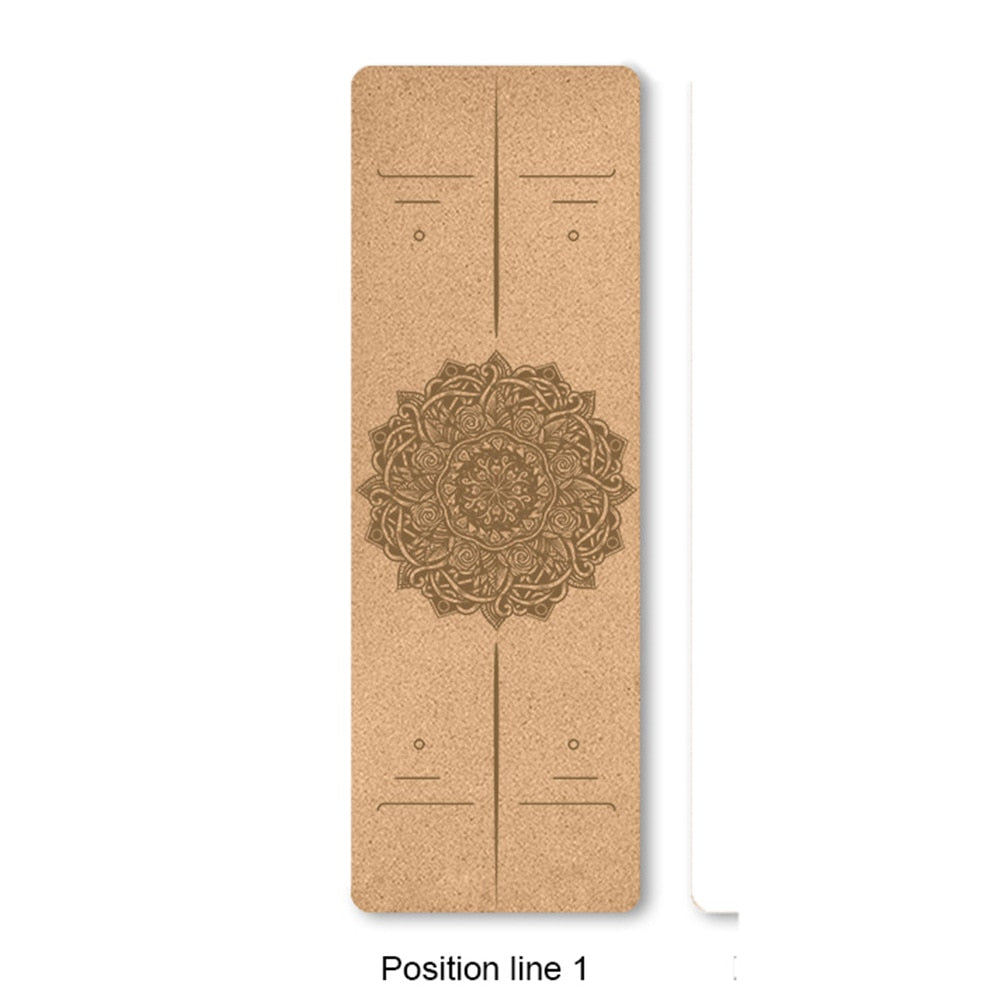 Natural Cork TPE Yoga Mat