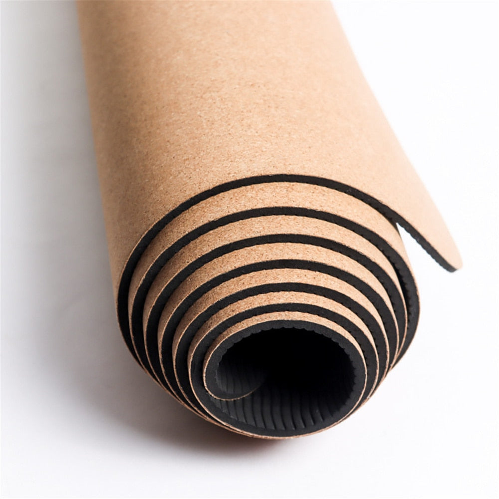 Natural Cork TPE Yoga Mat