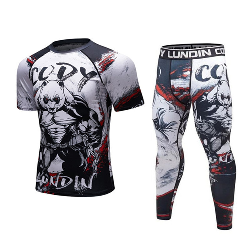 Men Tracksuit MMA Rash guard