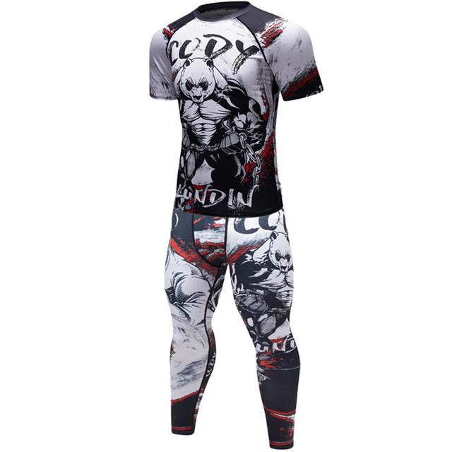 Rash Guard Jiu Jitsu T-shirts&Pants Sets