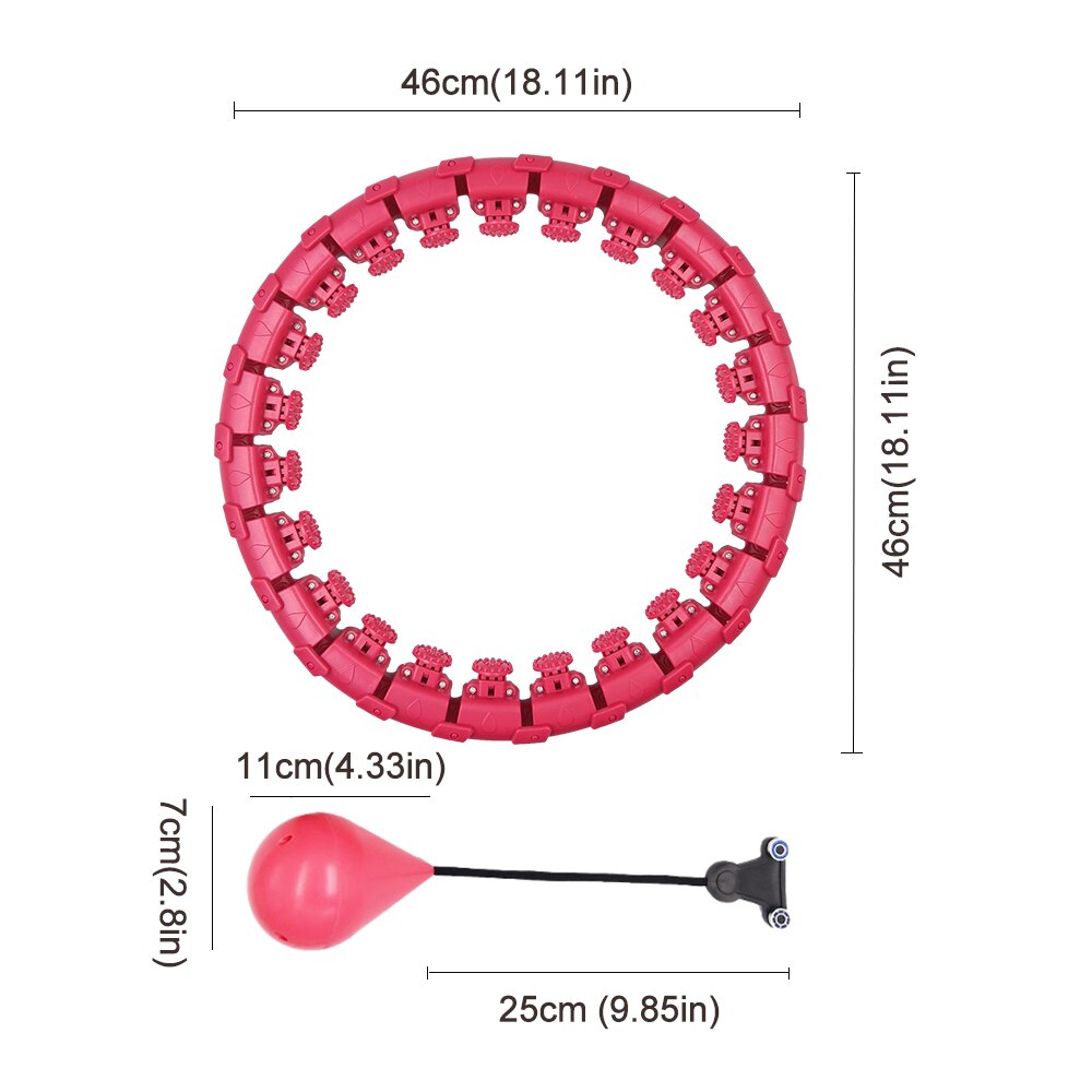 Fitness Smart Sport Weighted Hula Hoop
