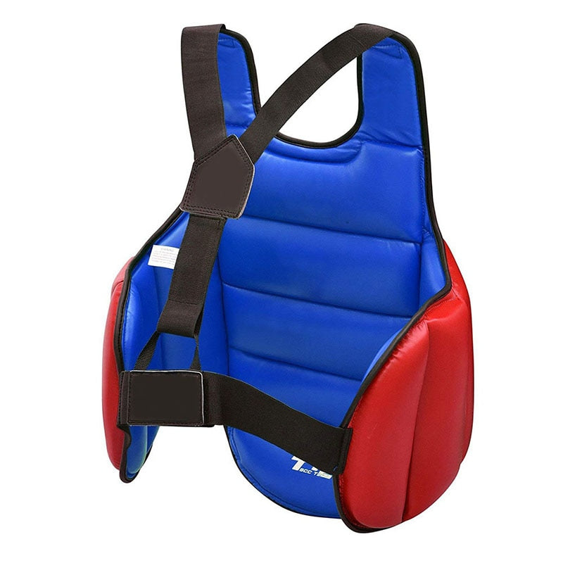 Reversible Taekwondo Chest Guard Body Protector XS/XL