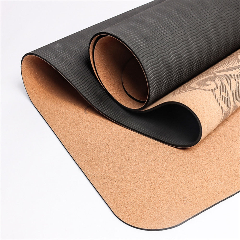 Natural Cork TPE Yoga Mat