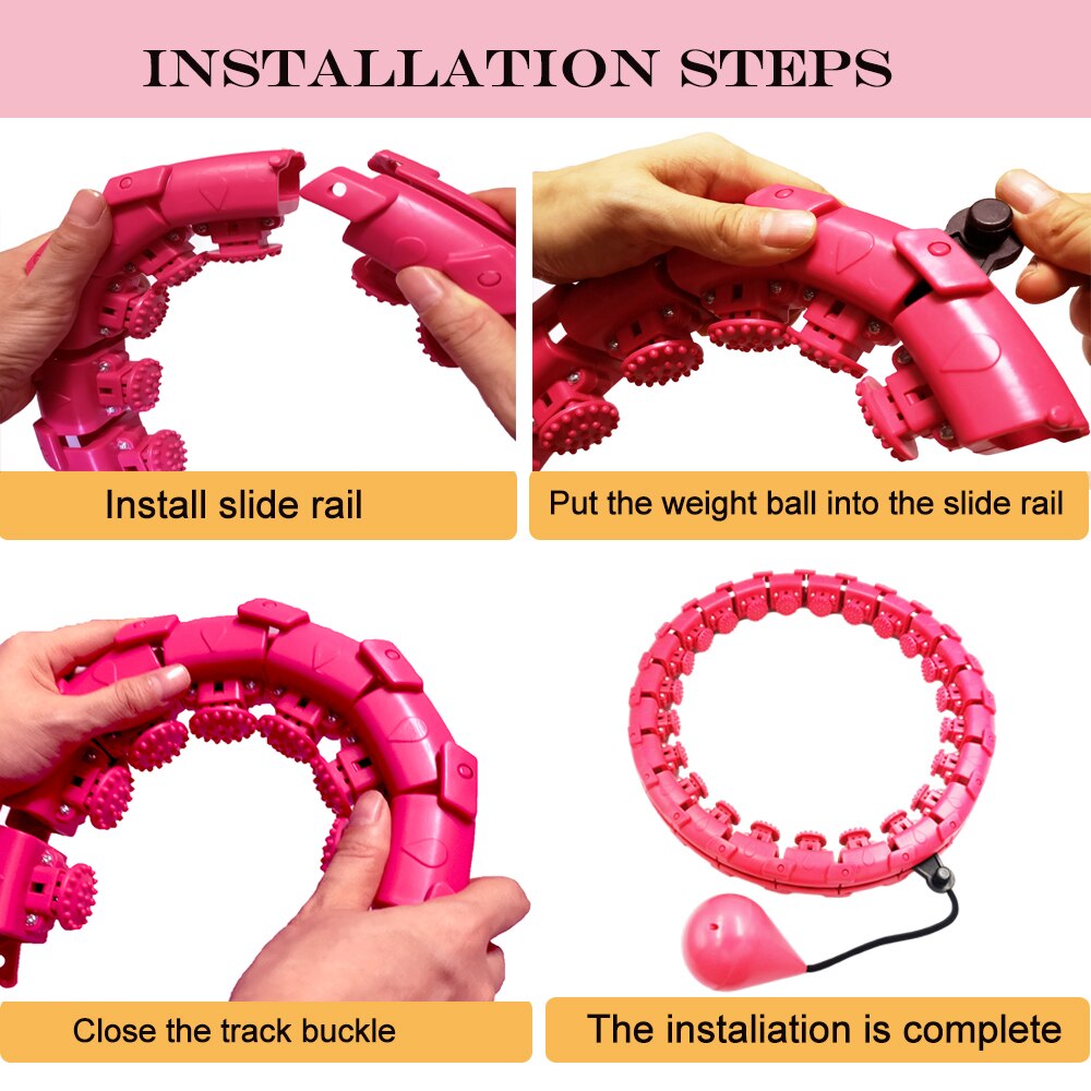 Fitness Smart Sport Weighted Hula Hoop