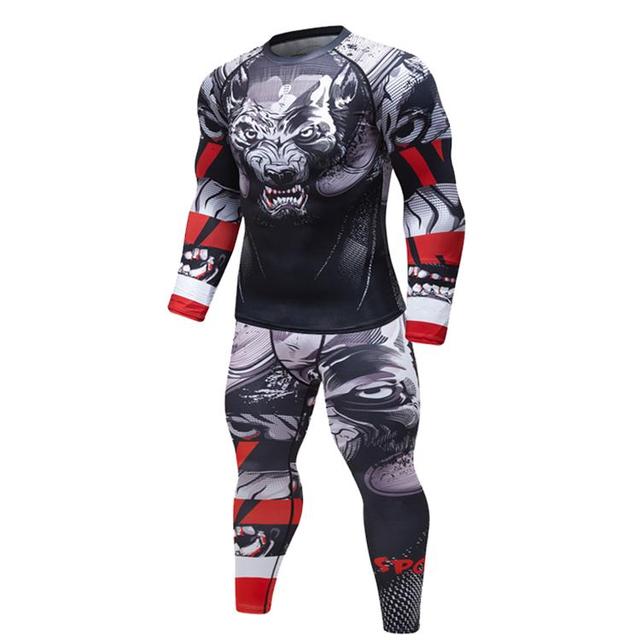 Rash Guard Jiu Jitsu T-shirts&Pants Sets