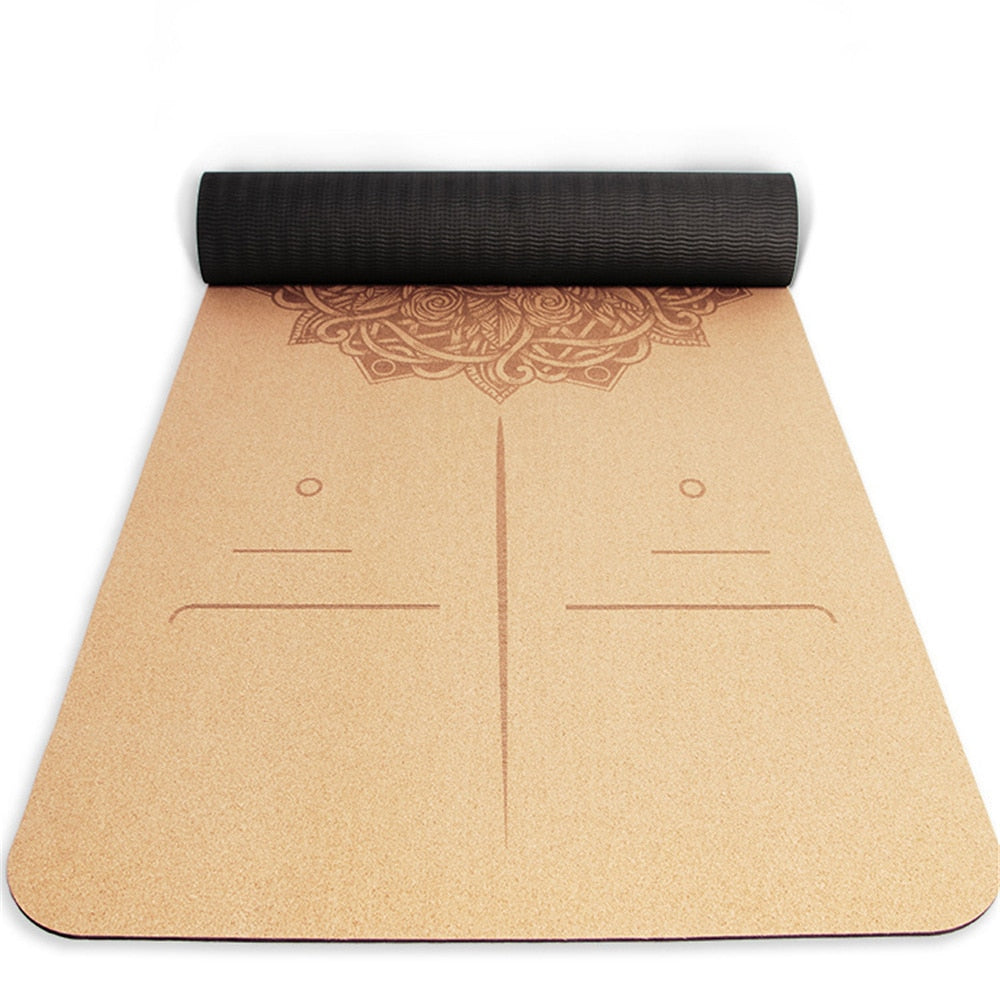 Natural Cork TPE Yoga Mat