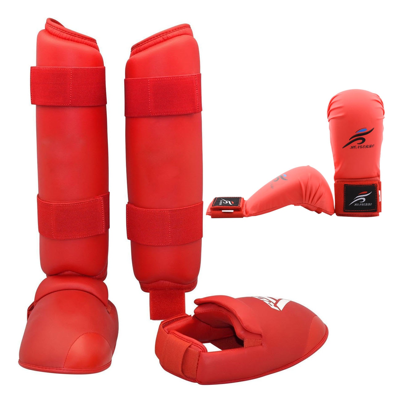 Taekwondo/Karate Sparring Gear Set Leg, Hand, Shin Guard