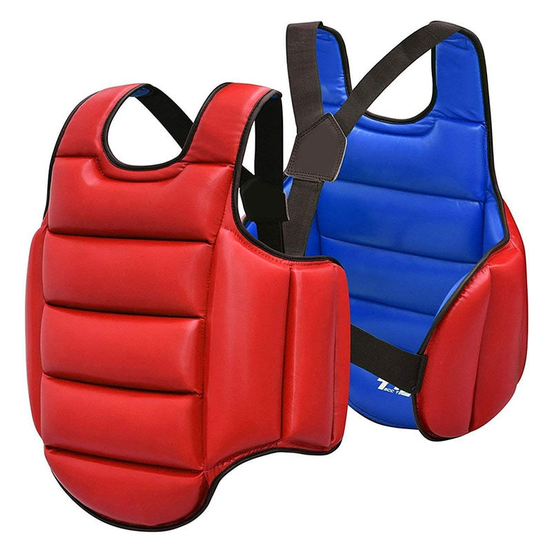 Reversible Taekwondo Chest Guard Body Protector XS/XL