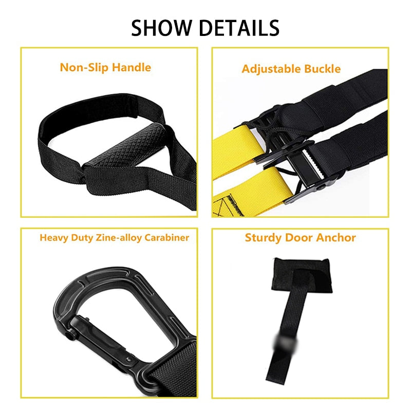 Hanging Adjustable Resistance Band Set
