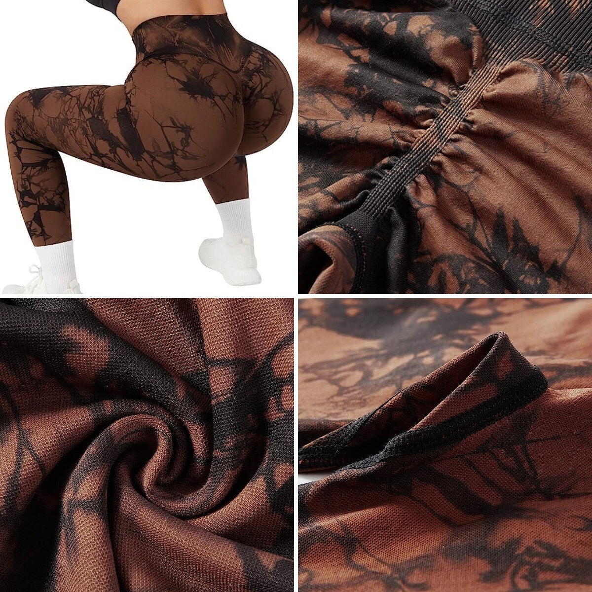 Tie Dye Seamless Scrunch Lifting Legging