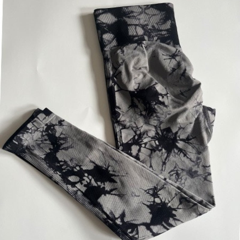 Tie Dye Seamless Scrunch Lifting Legging