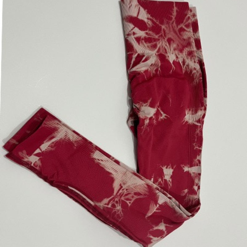 Tie Dye Seamless Scrunch Lifting Legging