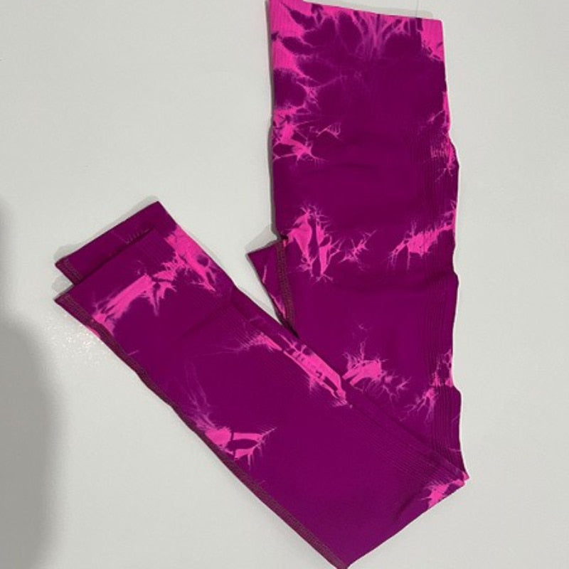 Tie Dye Seamless Scrunch Lifting Legging
