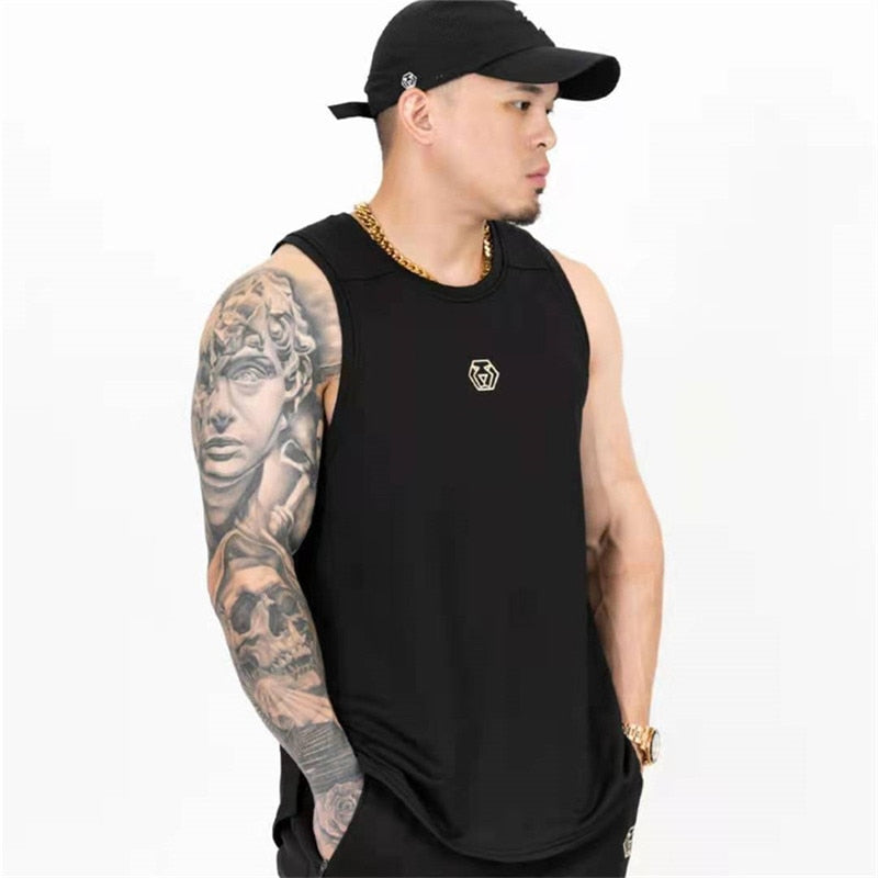 Mens Bodybuilding Vest Tank Top