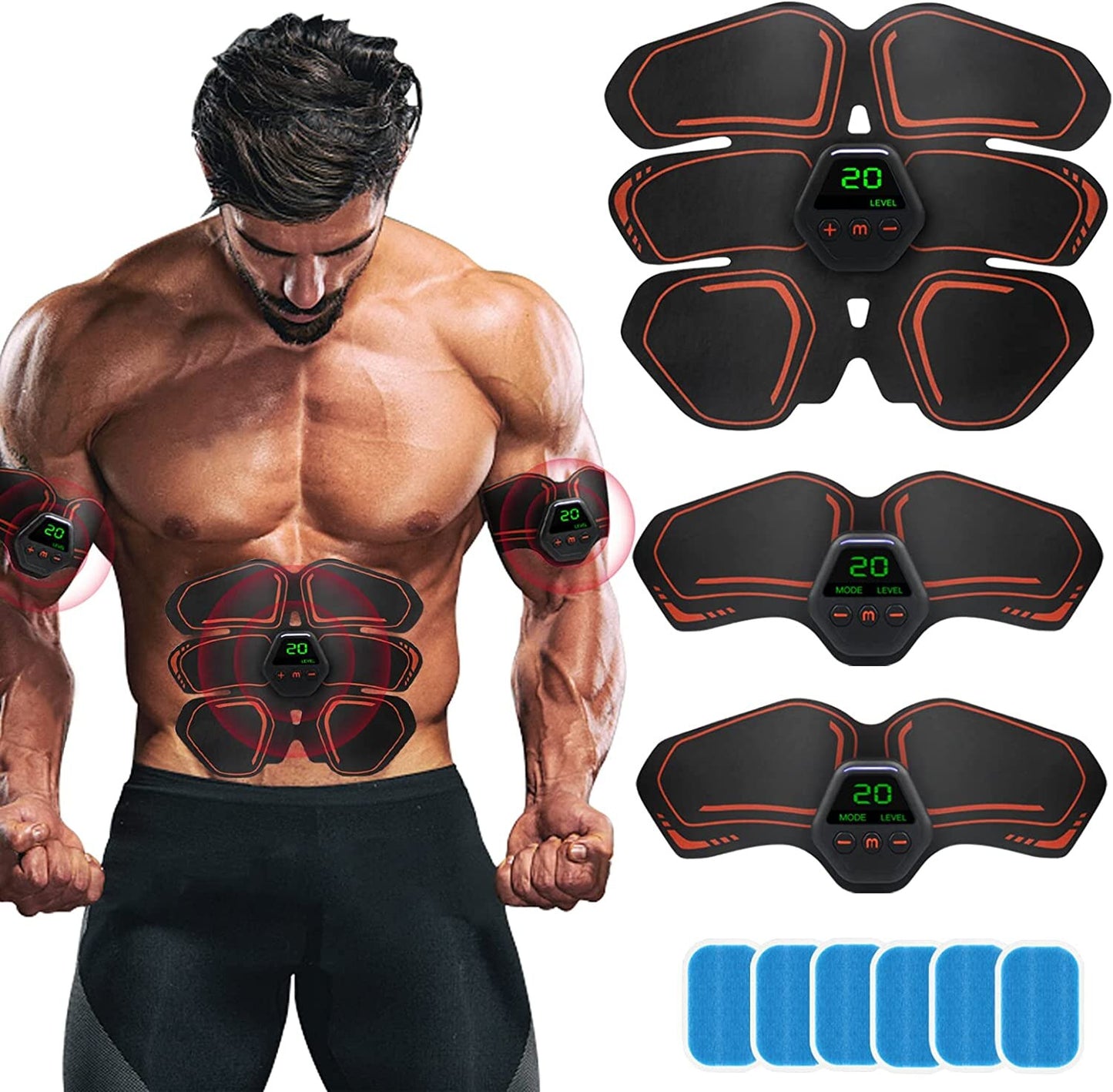 EMS Abdominal Muscle Trainer Abdominal, Leg and Arm Toning