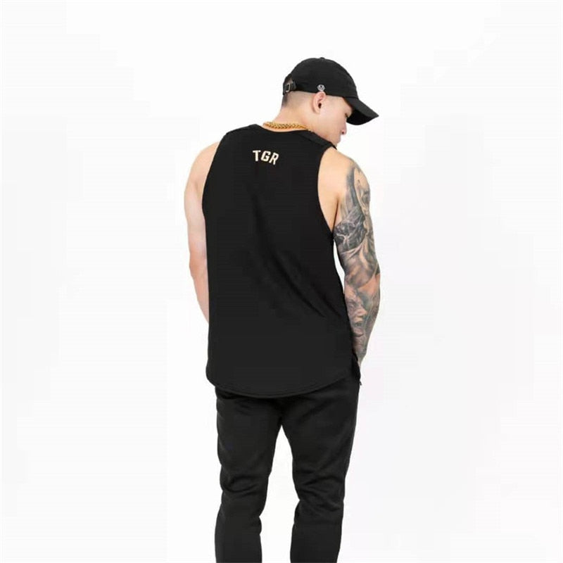 Mens Bodybuilding Vest Tank Top