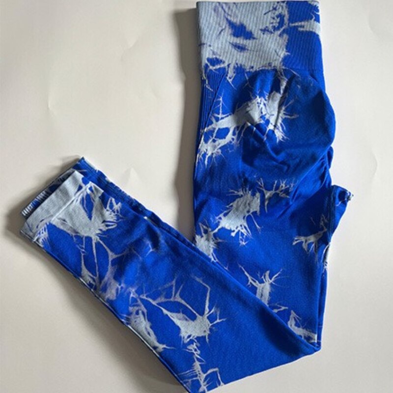 Tie Dye Seamless Scrunch Lifting Legging