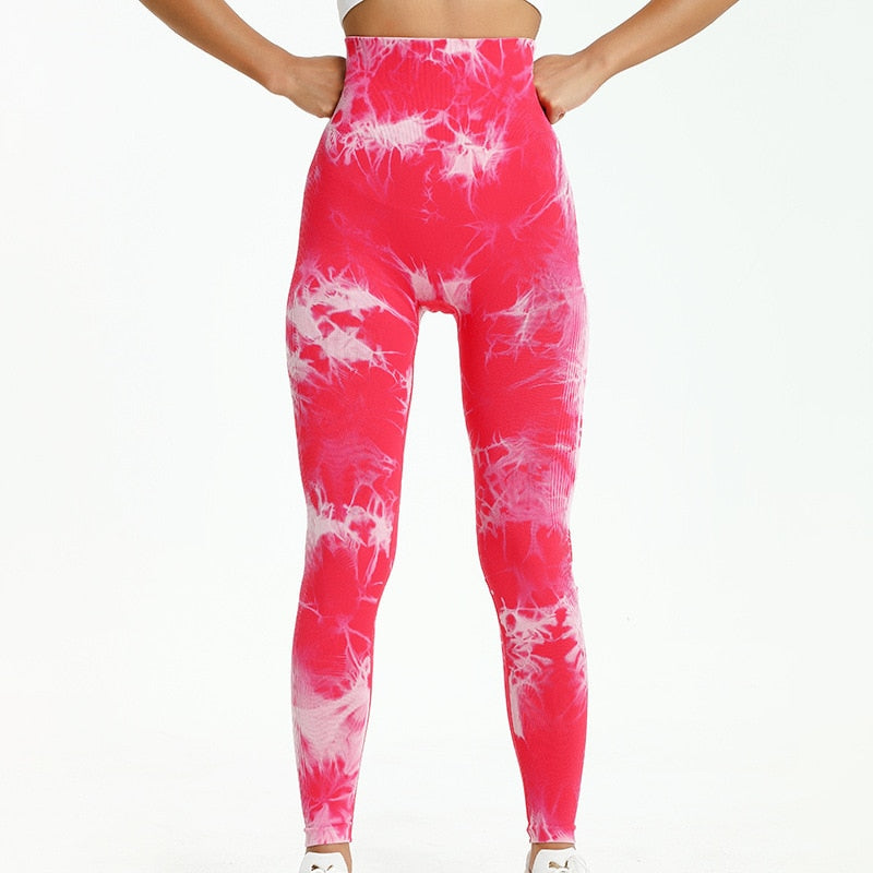 Tie Dye Seamless Scrunch Lifting Legging