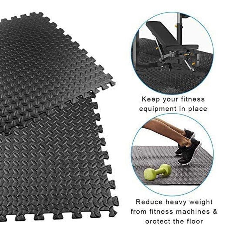 8~32Pc Eva Gym Mat - Non-Slip