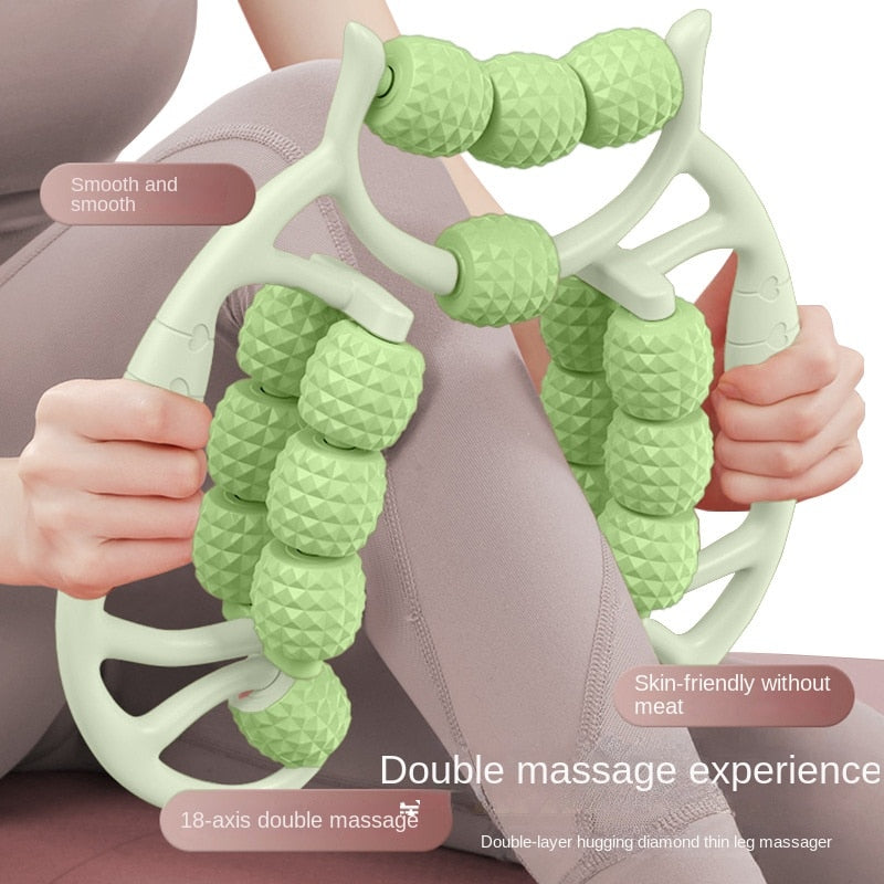 18 Wheel Annular Leg Massage Roller Machine