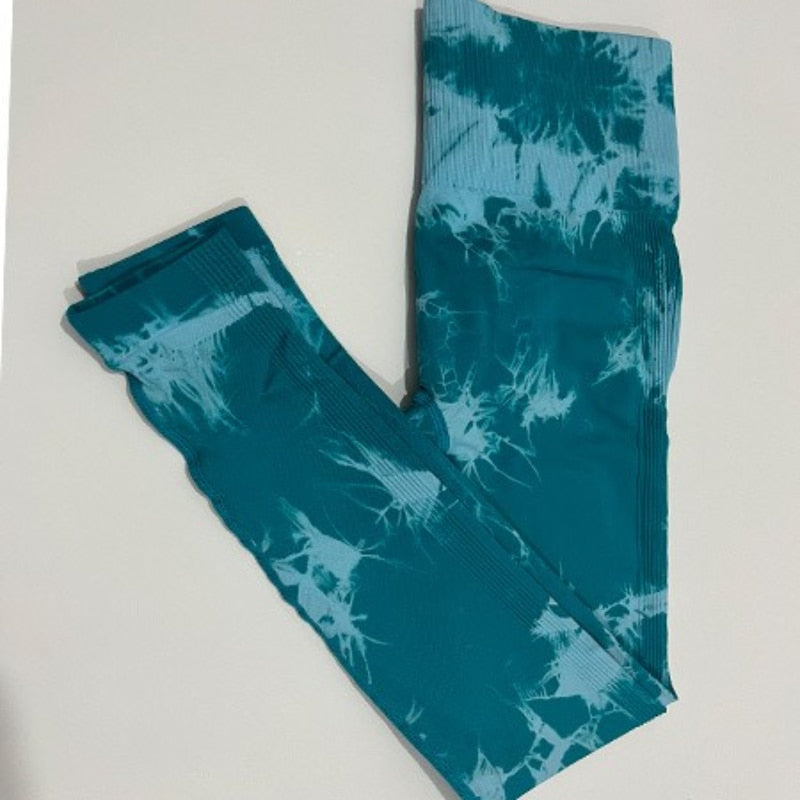 Tie Dye Seamless Scrunch Lifting Legging