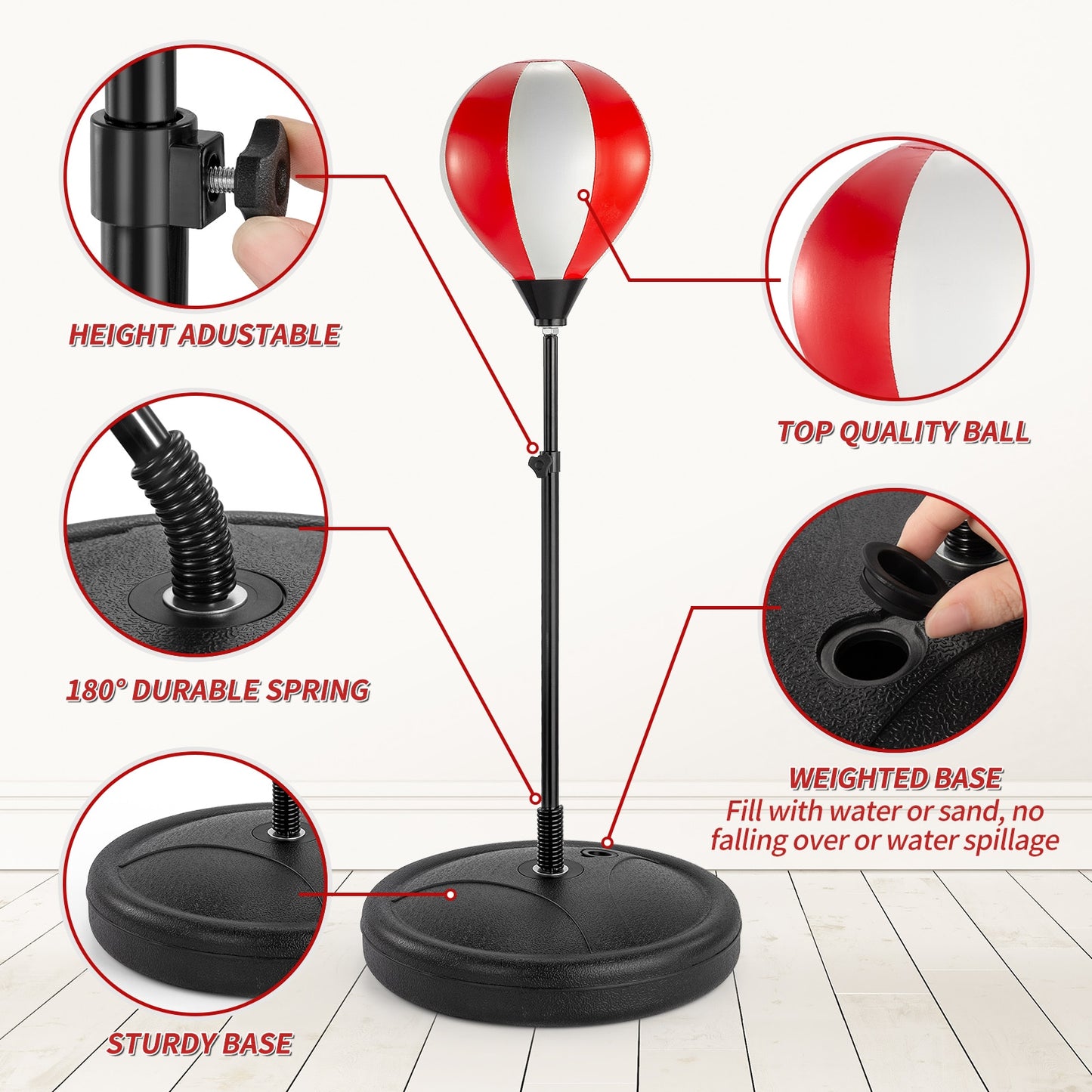 Kids Training Boxing Ball Speed Responsive