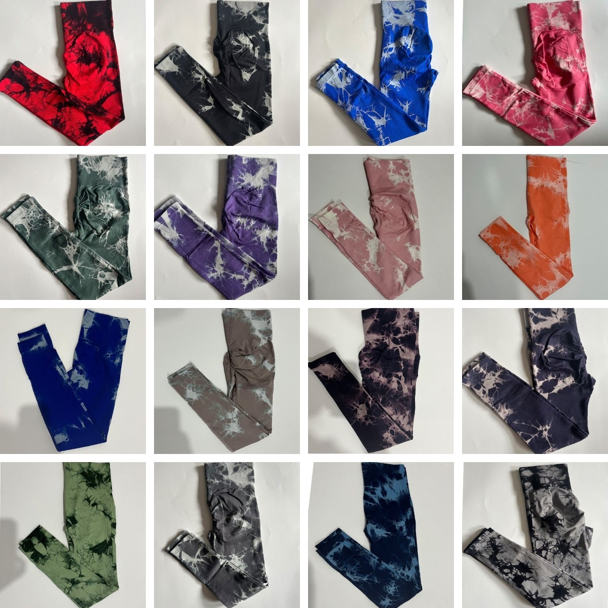 Tie Dye Seamless Scrunch Lifting Legging