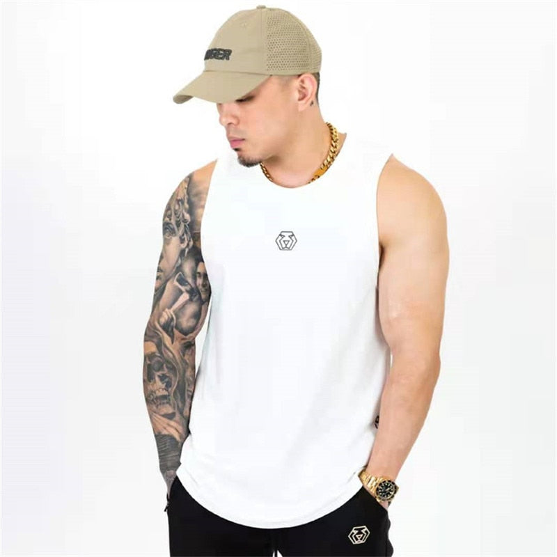 Mens Bodybuilding Vest Tank Top