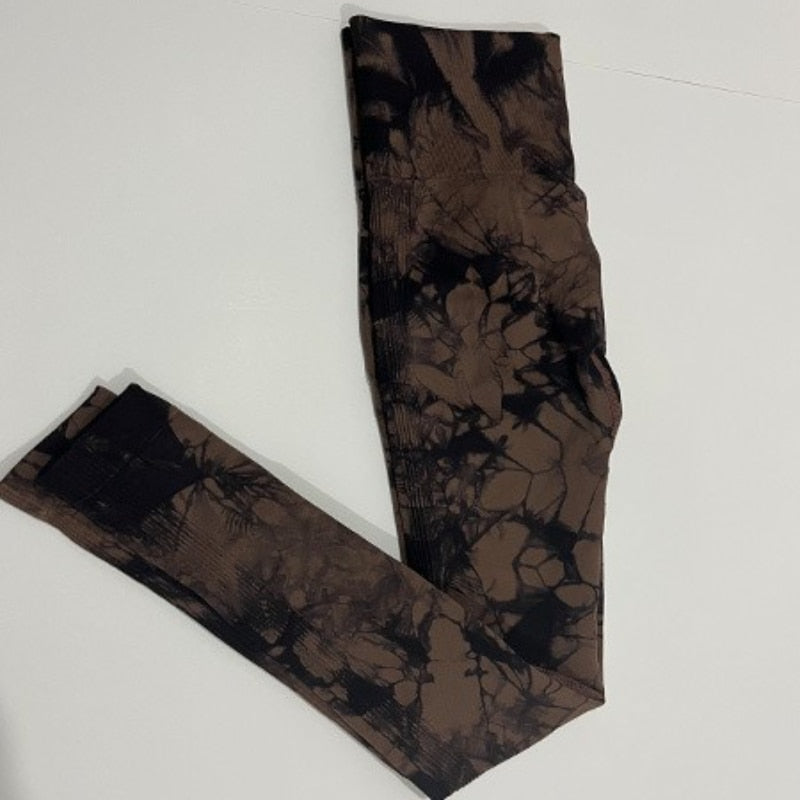 Tie Dye Seamless Scrunch Lifting Legging