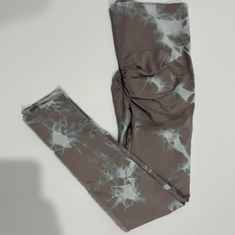 Tie Dye Seamless Scrunch Lifting Legging