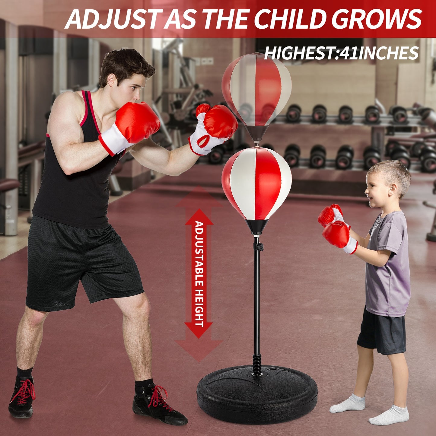 Kids Training Boxing Ball Speed Responsive