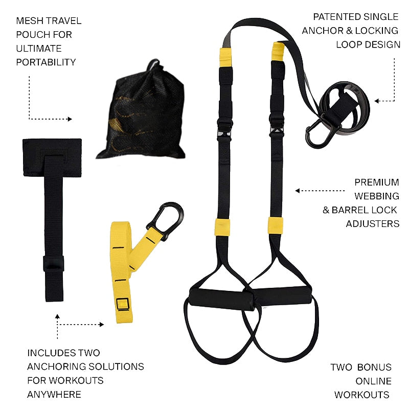 Hanging Adjustable Resistance Band Set