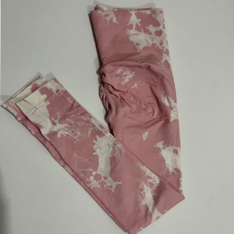 Tie Dye Seamless Scrunch Lifting Legging