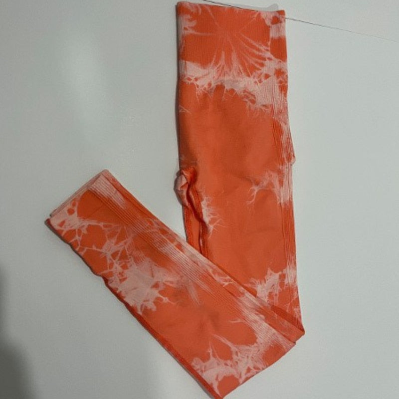 Tie Dye Seamless Scrunch Lifting Legging