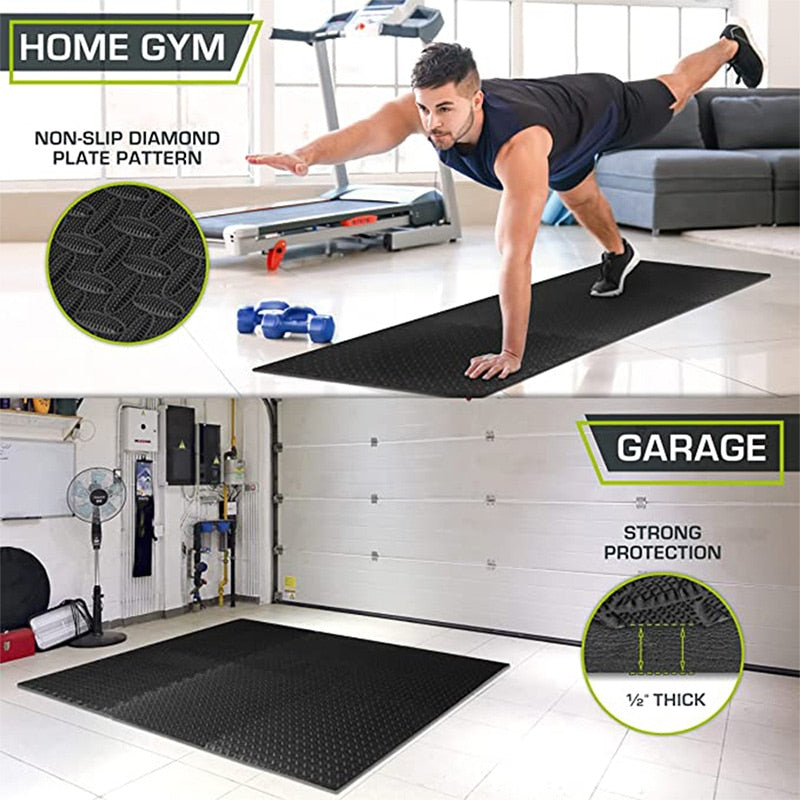 8~32Pc Eva Gym Mat - Non-Slip