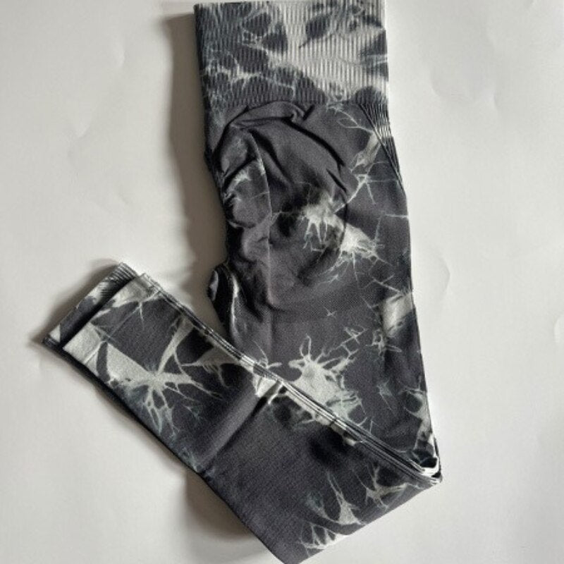 Tie Dye Seamless Scrunch Lifting Legging