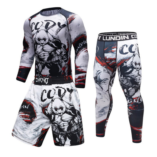 Men Tracksuit MMA Rash guard