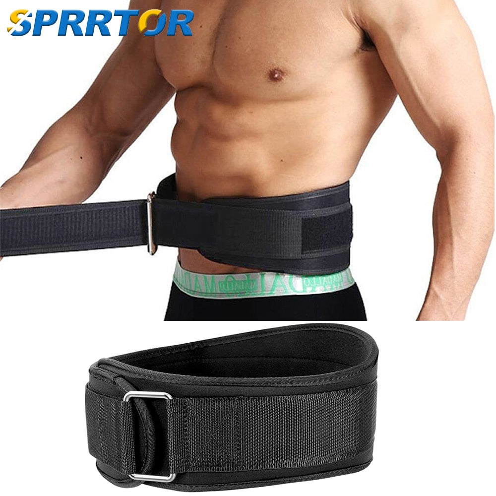 1Pcs Gym Weightlifting Belt Adjustable Waist