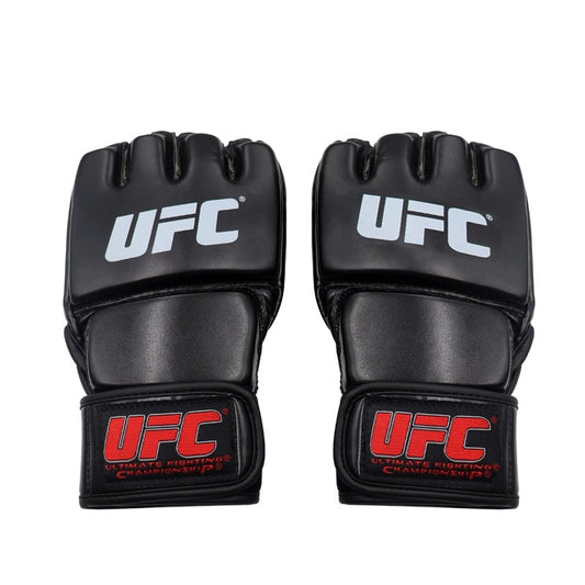 UFC Half Finger Boxing PU Leather Gloves