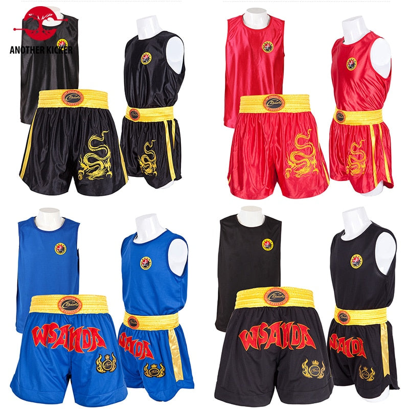 Boxing Shorts and Singlet Set Men & Women & Kids