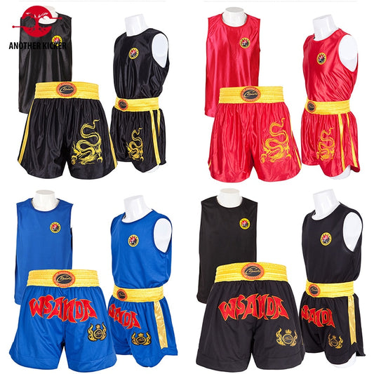 Boxing Shorts and Singlet Set Men & Women & Kids