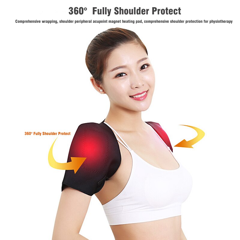 Tourmaline Self-heating Heat Therapy Pad Shoulder Support