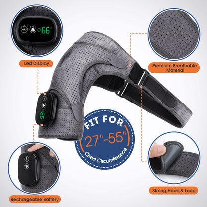 Electric Heating Shoulder Massager Brace