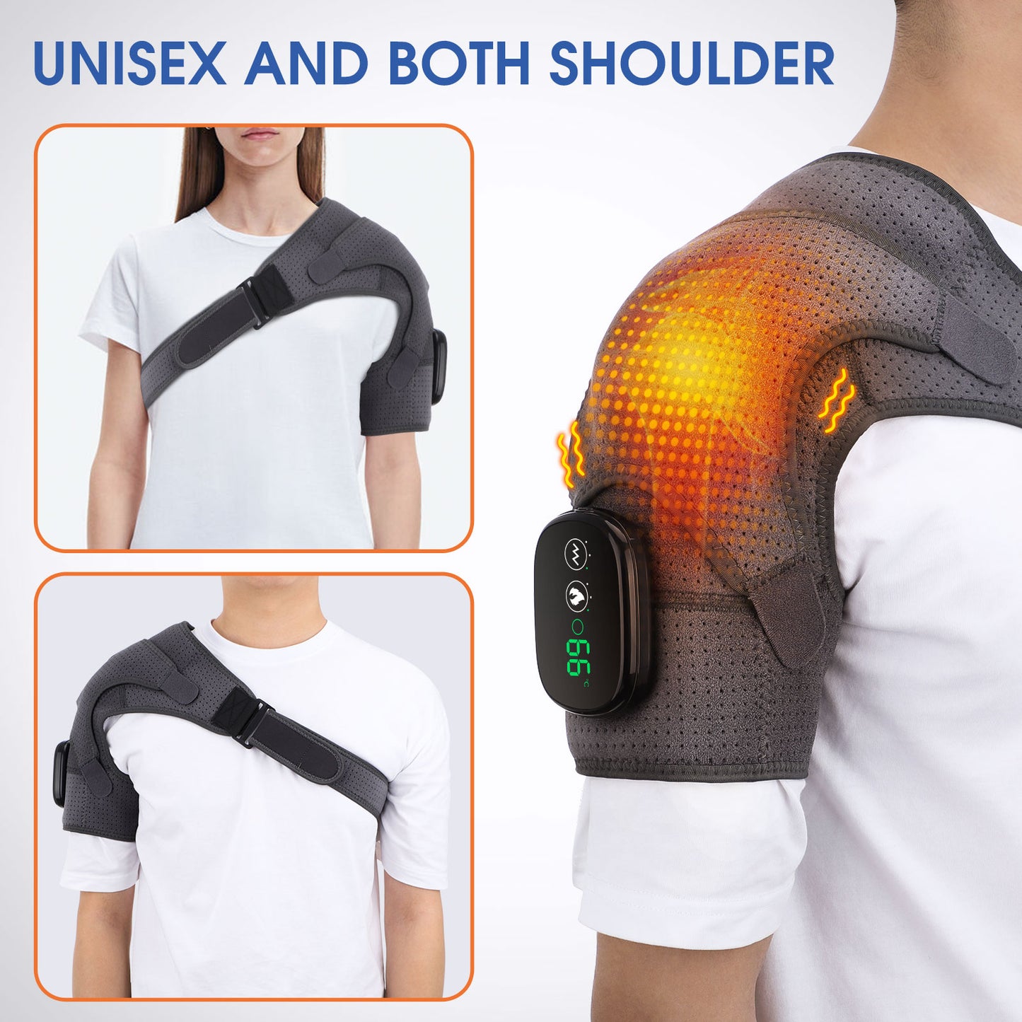 Electric Heating Shoulder Massager Brace