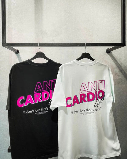 ANTI CARDIO Casual Oversized short sleeves t-shirt